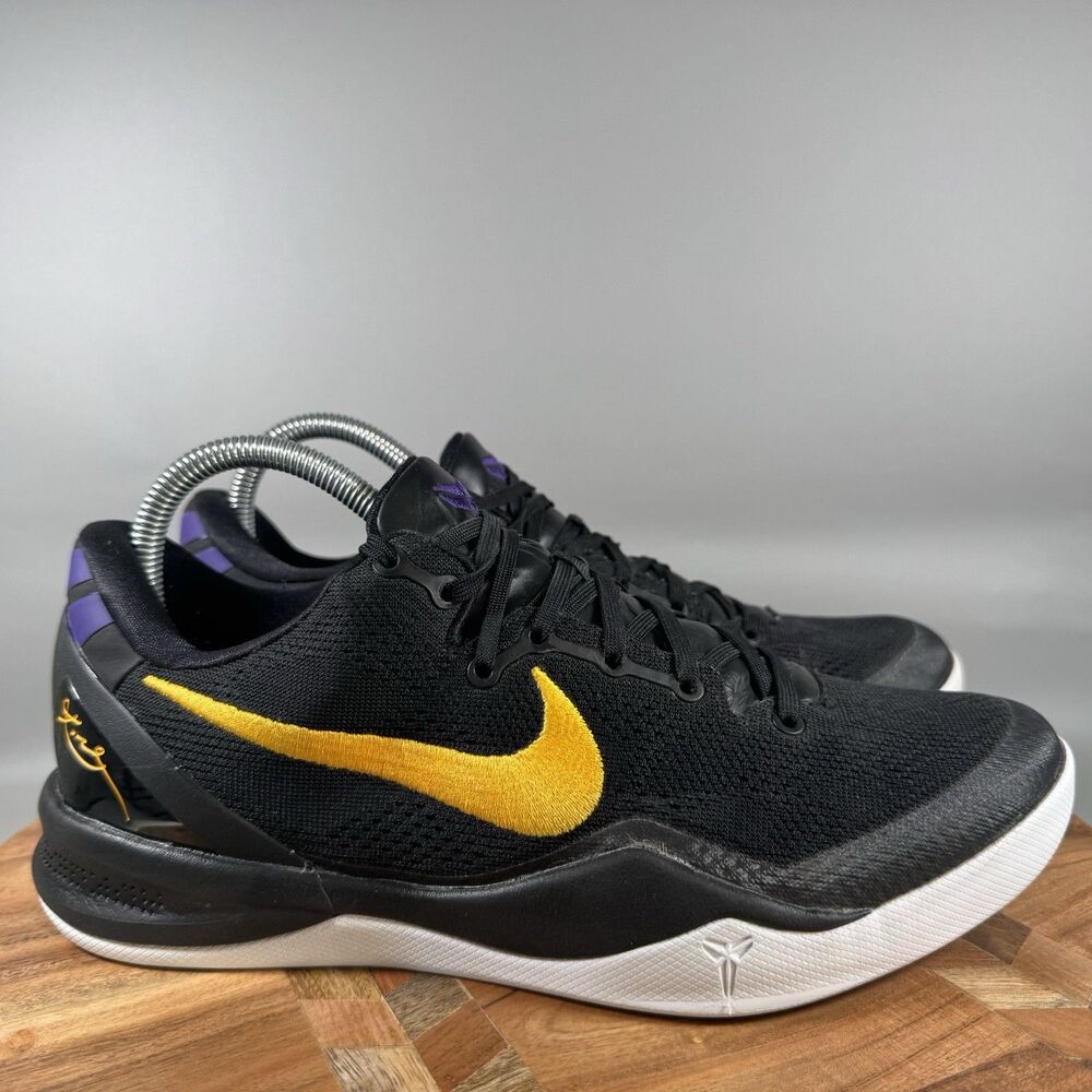Nike Kobe 8 Protro 'Lakers Away' Sneakers HF9550-001 Size 8.5